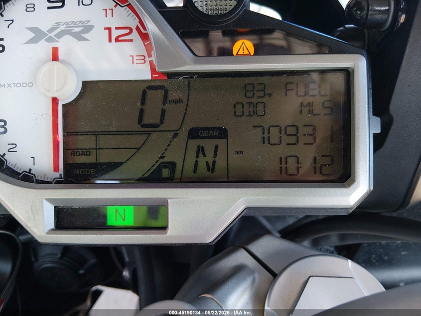 2016 BMW S 1000 VIN WB10D1307GZ463200 IAAI salvage auction — RIGHT SIDE, Original (Texas), sold $3,000 on 2026-07-07 (photo 7)