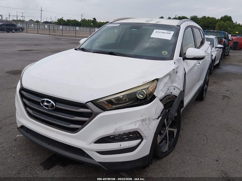 2016 Hyundai Tucson VIN KM8J33A23GU113727 IAAI salvage auction — LEFT FRONT, Salvage (Louisiana), sold $2,000 on 2026-07-20 (photo 2)