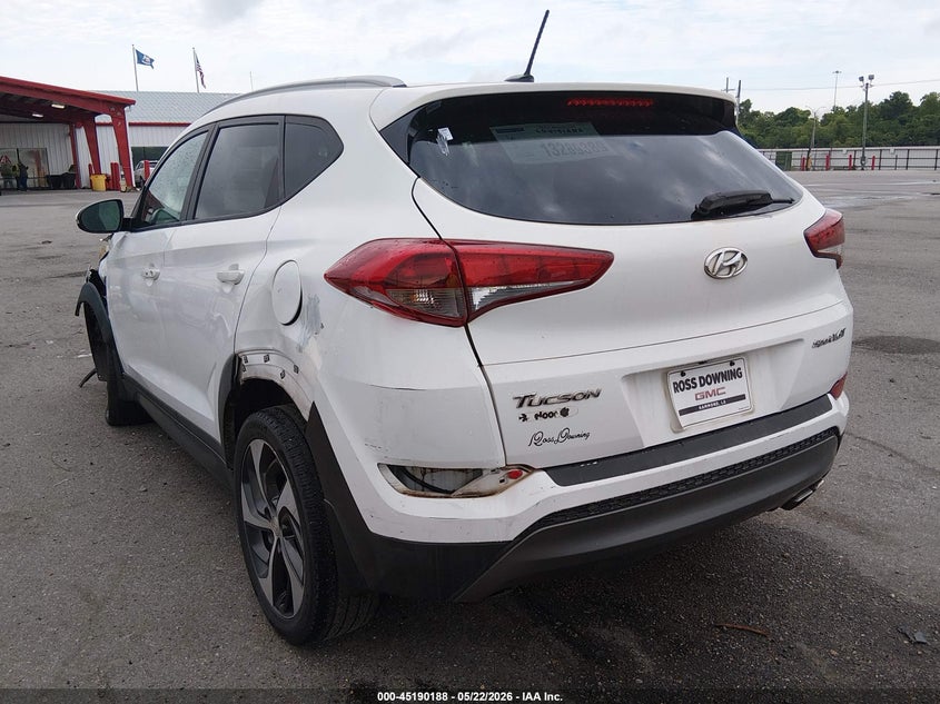 2016 Hyundai Tucson VIN KM8J33A23GU113727 IAAI salvage auction — LEFT FRONT, Salvage (Louisiana), sold $2,000 on 2026-07-20 (photo 3)