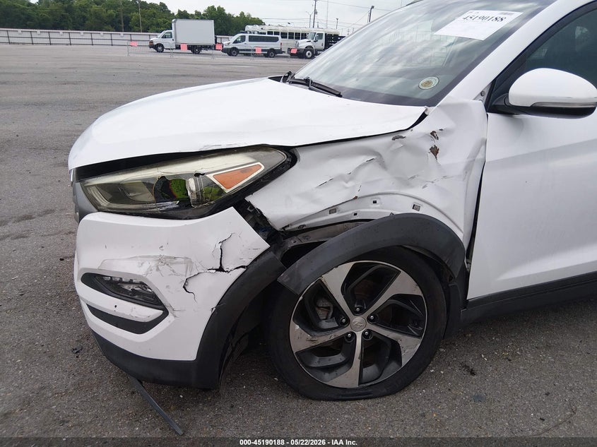 2016 Hyundai Tucson VIN KM8J33A23GU113727 IAAI salvage auction — LEFT FRONT, Salvage (Louisiana), sold $2,000 on 2026-07-20 (photo 6)