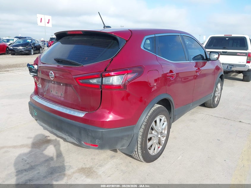 2022 Nissan Rogue VIN JN1BJ1AV1NW343770 IAAI salvage auction — REAR END, Salvage Title, sold $2,850 on 2026-07-20 (photo 4)