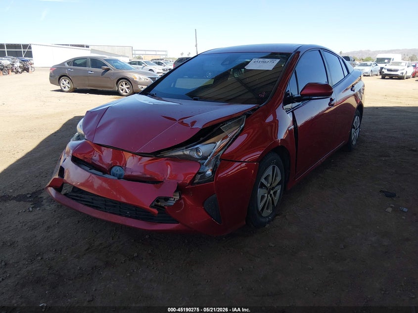 2018 Toyota Prius VIN JTDKBRFU3J3597792 IAAI salvage auction — FRONT END, Salvage (Arizona), sold $1,650 on 2026-07-28 (photo 2)