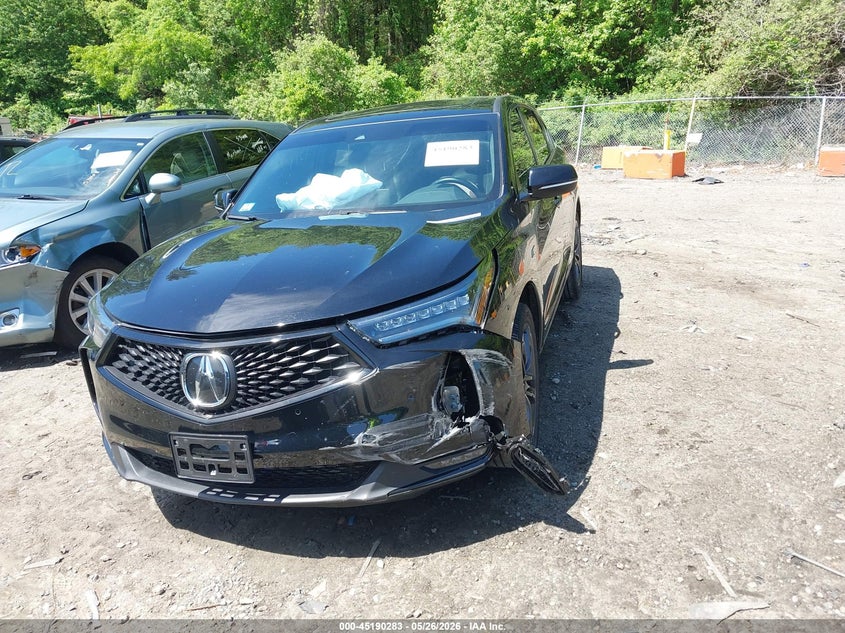 2024 Acura Rdx VIN 5J8TC2H69RL032578 IAAI salvage auction — LEFT FRONT, Salvage (Massachusetts), sold $12,075 on 2026-07-21 (photo 2)