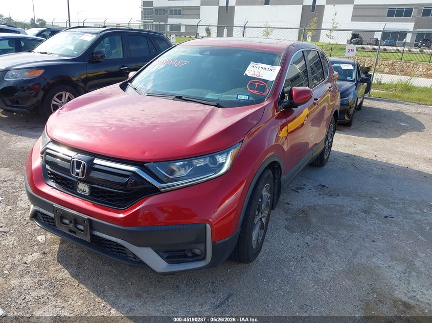 2022 Honda Cr-v VIN 7FARW1H50NE009788 IAAI salvage auction — HAIL, Original (Texas), sold $14,100 on 2026-07-07 (photo 2)