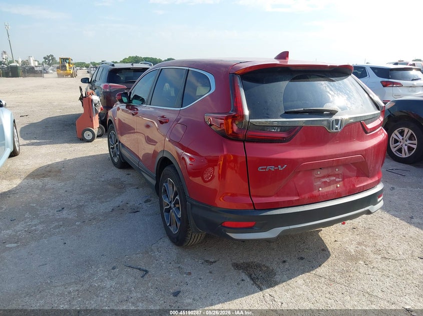 2022 Honda Cr-v VIN 7FARW1H50NE009788 IAAI salvage auction — HAIL, Original (Texas), sold $14,100 on 2026-07-07 (photo 3)