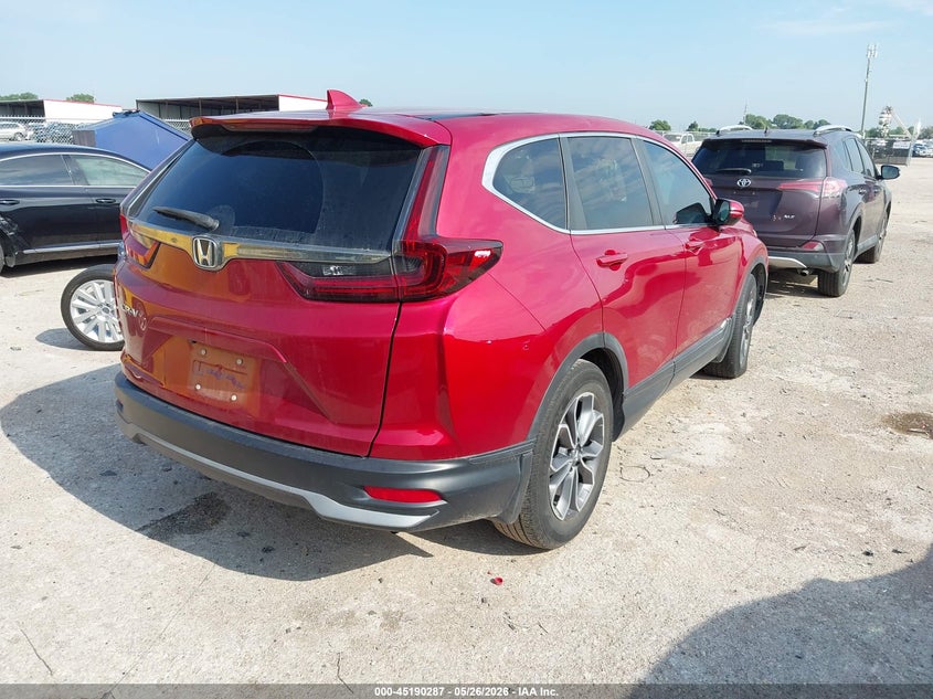 2022 Honda Cr-v VIN 7FARW1H50NE009788 IAAI salvage auction — HAIL, Original (Texas), sold $14,100 on 2026-07-07 (photo 4)