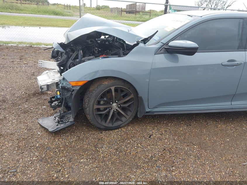 2021 Honda Civic VIN SHHFK7H44MU232174 IAAI salvage auction — FRONT END, Salvage (Texas), sold $2,250 on 2026-07-28 (photo 6)