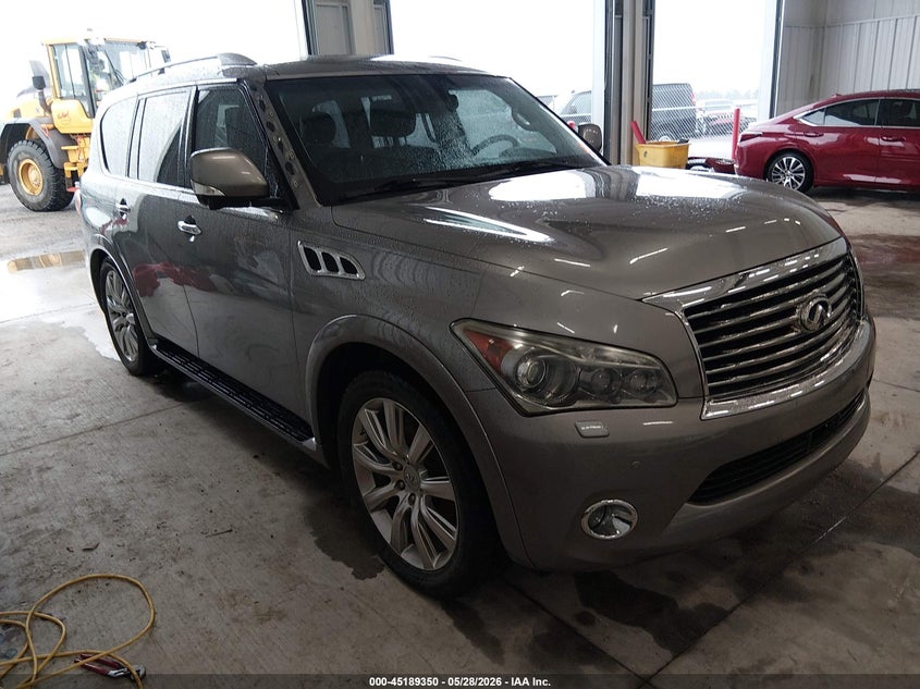 2012 Infiniti Qx56 VIN JN8AZ2NE5C9015723 IAAI salvage auction — HAIL, Rebuilt (Oklahoma), sold $3,500 on 2026-09-10 (photo 1)