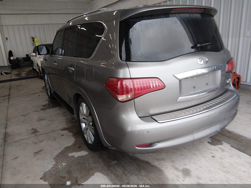 2012 Infiniti Qx56 VIN JN8AZ2NE5C9015723 IAAI salvage auction — HAIL, Rebuilt (Oklahoma), sold $3,500 on 2026-09-10 (photo 3)