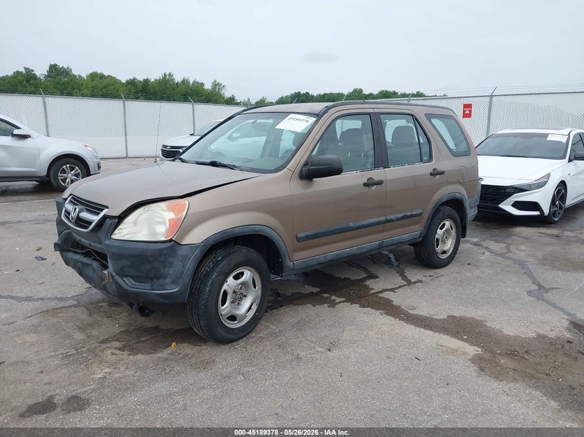 2003 Honda Cr-v VIN SHSRD68423U102727 IAAI salvage auction — FRONT END, Clear (Indiana), sold $1,775 on 2026-07-09 (photo 2)