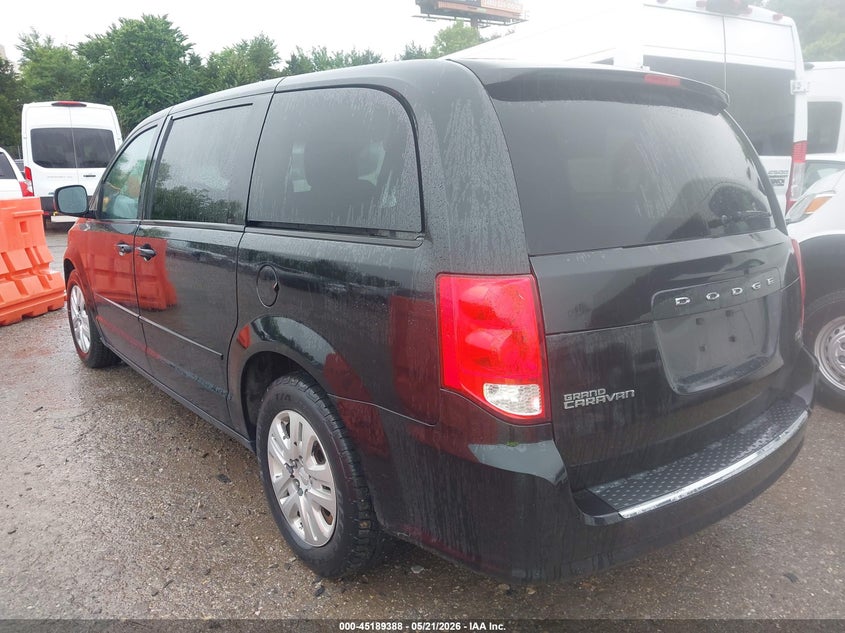 2016 Dodge Grand caravan VIN 2C4RDGBG7GR100594 IAAI salvage auction — NORMAL WEAR, SF97 (Oklahoma), sold $4,500 on 2026-07-09 (photo 3)