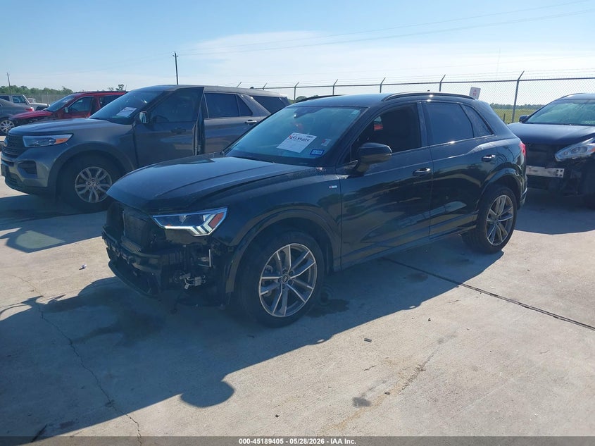 2023 Audi Q3 VIN WA1DECF36P1128845 IAAI salvage auction — FRONT END, Salvage Title, sold $8,900 on 2026-07-24 (photo 2)