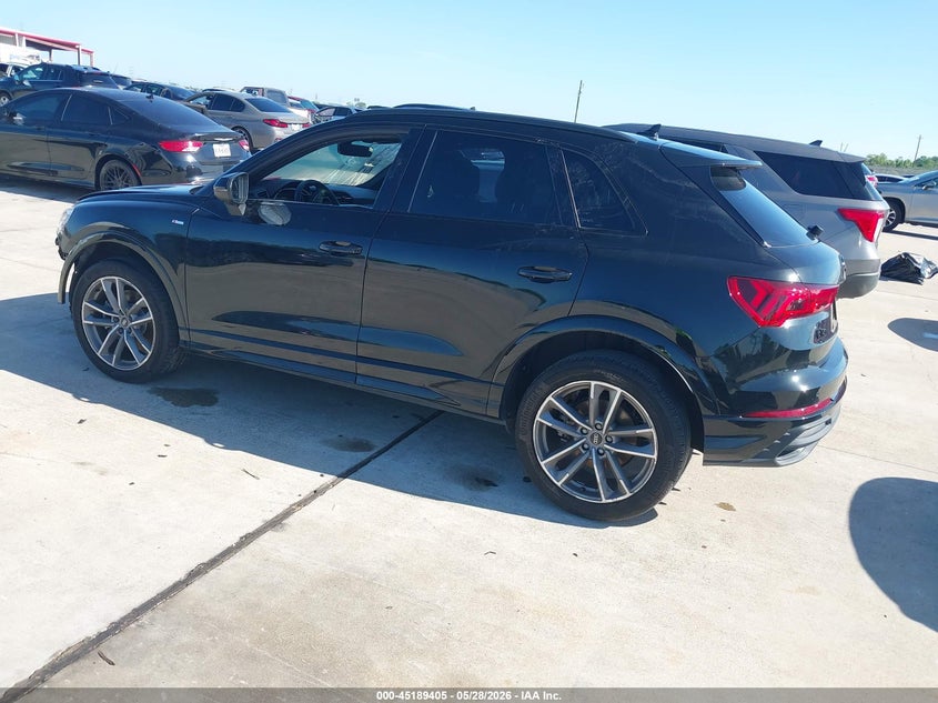 2023 Audi Q3 VIN WA1DECF36P1128845 IAAI salvage auction — FRONT END, Salvage Title, sold $8,900 on 2026-07-24 (photo 3)