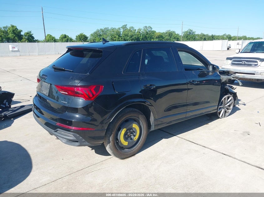 2023 Audi Q3 VIN WA1DECF36P1128845 IAAI salvage auction — FRONT END, Salvage Title, sold $8,900 on 2026-07-24 (photo 4)