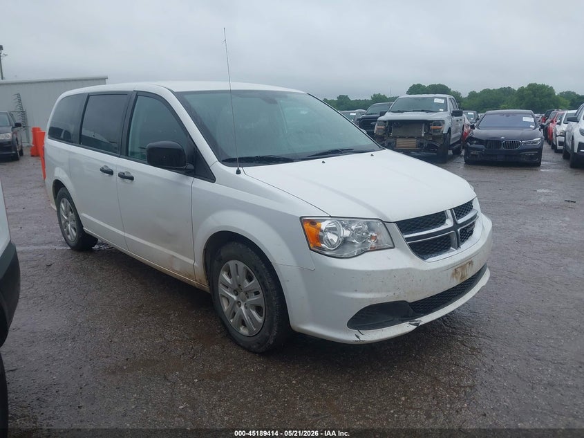 2019 Dodge Caravan VIN 2C4RDGBG1KR723590 IAAI salvage auction — RIGHT SIDE, SF97 (Oklahoma), sold $7,675 on 2026-07-09 (photo 1)