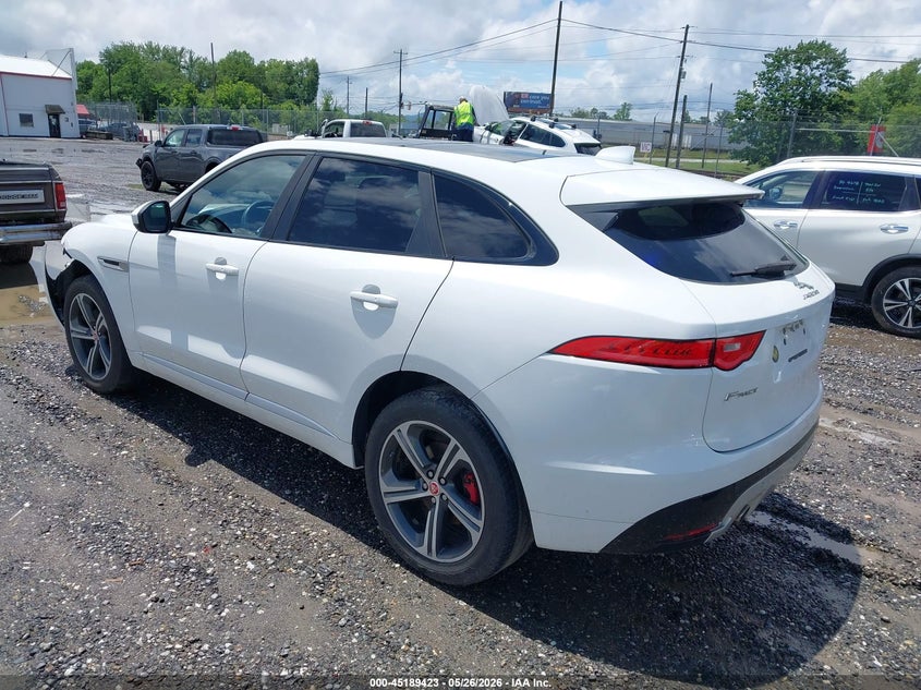 2017 Jaguar F-pace VIN SADCM2BV9HA069494 IAAI salvage auction — FRONT END, Salvage (North Carolina), sold $4,500 on 2026-07-31 (photo 3)