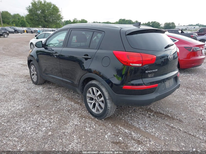 2015 Kia Sportage VIN KNDPB3AC0F7682333 IAAI salvage auction — HAIL, Clear (Missouri), sold $1,150 on 2026-07-06 (photo 3)