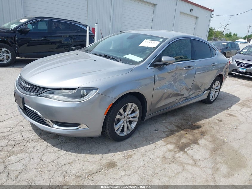 2017 Chrysler 200 VIN 1C3CCCAB9HN511862 IAAI salvage auction — LEFT FRONT, Salvage (Illinois), sold $800 on 2026-08-26 (photo 2)