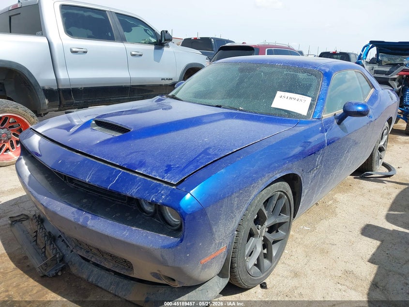 2022 Dodge Challenger VIN 2C3CDZBT4NH230547 IAAI salvage auction — ENGINE DAMAGE, Salvage (Texas), sold $4,500 on 2026-07-31 (photo 2)