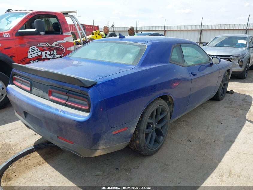 2022 Dodge Challenger VIN 2C3CDZBT4NH230547 IAAI salvage auction — ENGINE DAMAGE, Salvage (Texas), sold $4,500 on 2026-07-31 (photo 4)