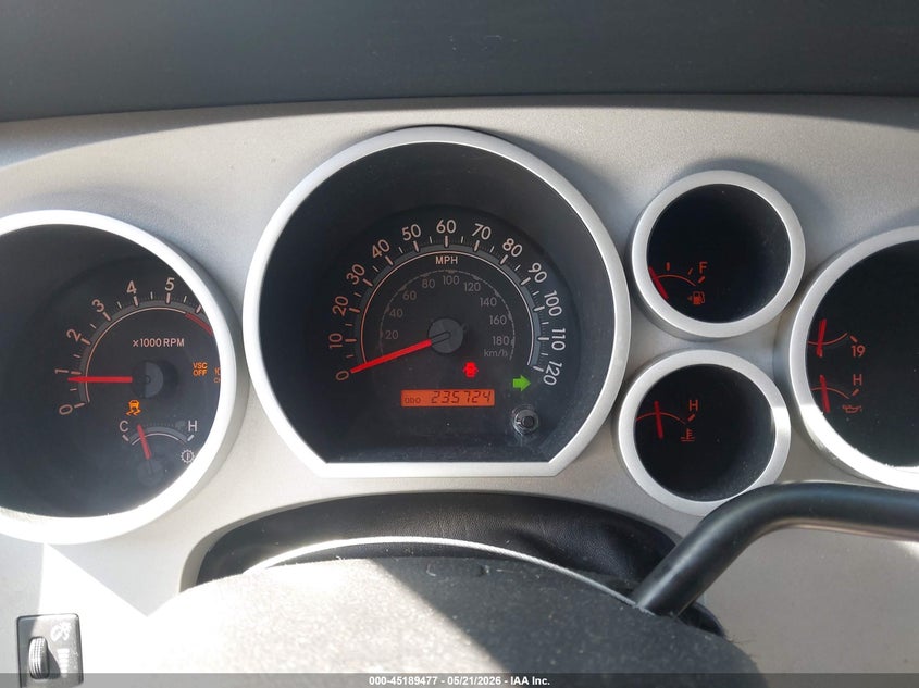 2007 Toyota Tundra VIN 5TBRT54157S450676 IAAI salvage auction — LEFT REAR, Salvage (California), sold $25 on 2026-07-30 (photo 7)