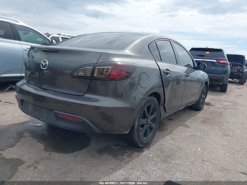2011 Mazda 3 VIN JM1BL1VF0B1404206 IAAI salvage auction — RIGHT REAR, Original (Texas), sold $600 on 2026-07-08 (photo 4)