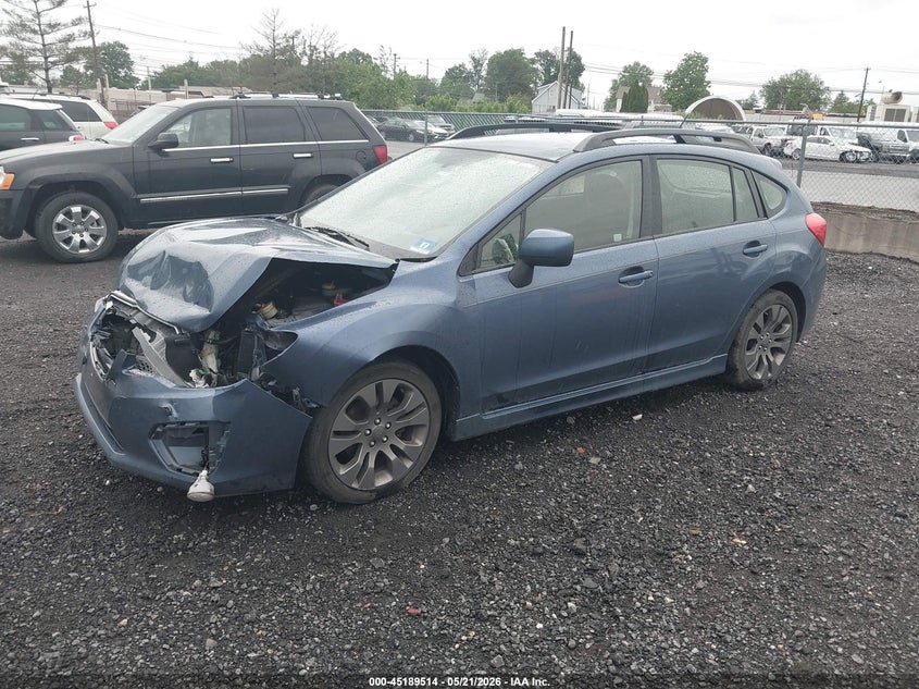 2013 Subaru Impreza VIN JF1GPAL61D2866886 IAAI salvage auction — FRONT END, Salvage (New Jersey), sold $550 on 2026-07-20 (photo 2)
