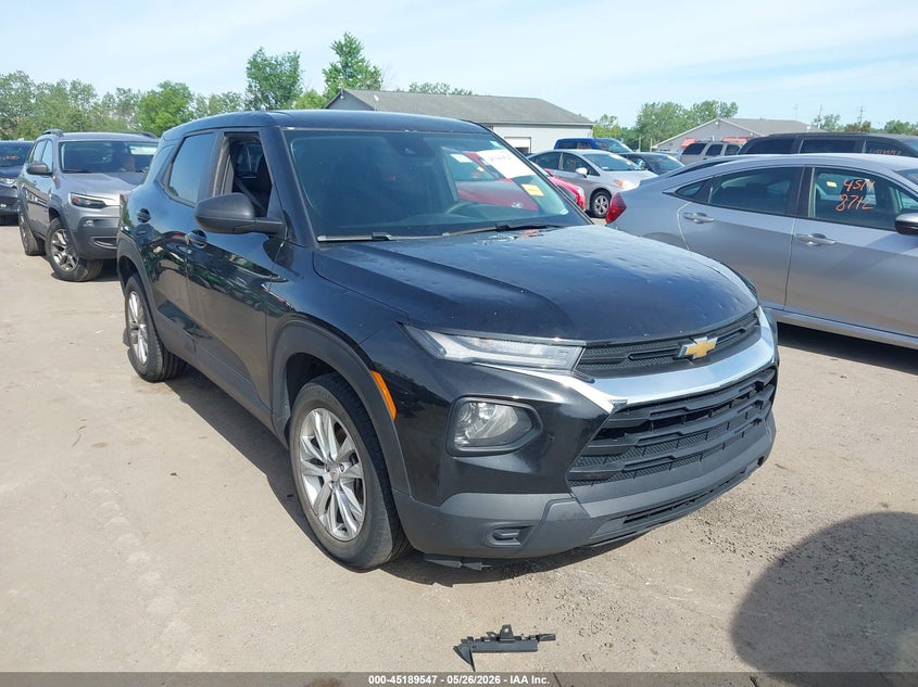 2021 Chevrolet Trailblazer VIN KL79MMS23MB127351 IAAI salvage auction — HAIL, Salvage (Ohio), sold $25 on 2026-07-28 (photo 1)