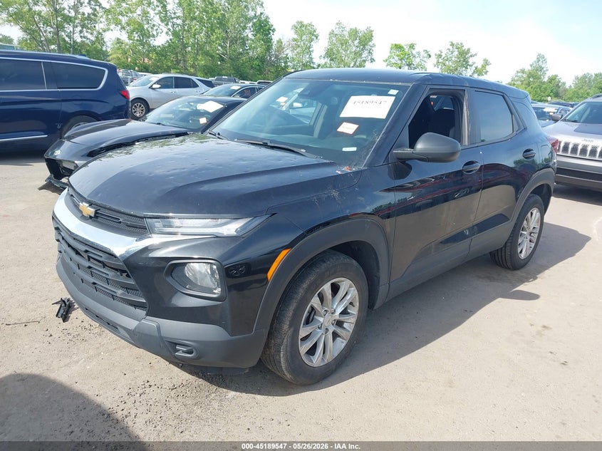 2021 Chevrolet Trailblazer VIN KL79MMS23MB127351 IAAI salvage auction — HAIL, Salvage (Ohio), sold $25 on 2026-07-28 (photo 2)