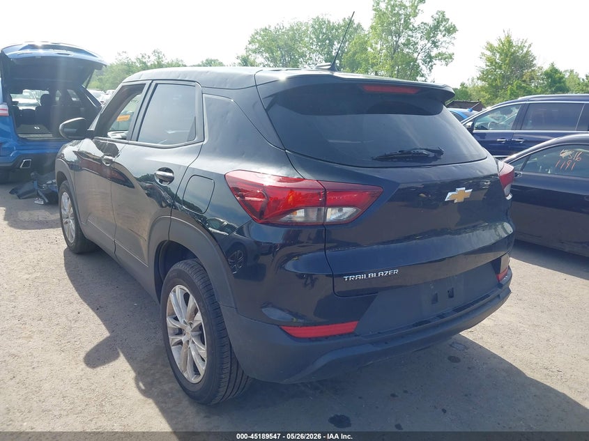 2021 Chevrolet Trailblazer VIN KL79MMS23MB127351 IAAI salvage auction — HAIL, Salvage (Ohio), sold $25 on 2026-07-28 (photo 3)