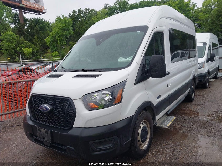 2021 Ford Transit VIN 1FBAX2X88MKB02619 IAAI salvage auction — NORMAL WEAR, Sf97 (Oklahoma), sold $17,100 on 2026-07-09 (photo 2)