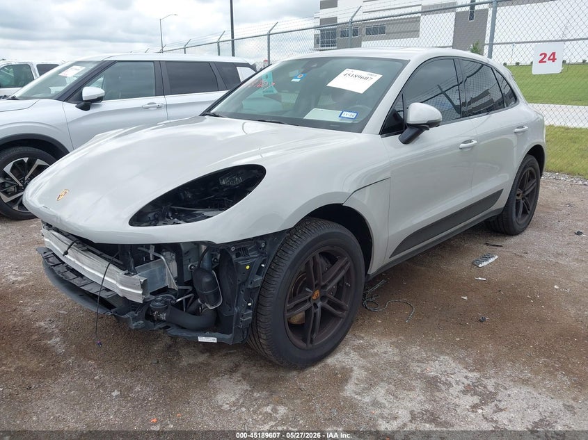 2021 Porsche Macan VIN WP1AA2A55MLB13064 IAAI salvage auction — FRONT END, Original (Texas), sold $23,300 on 2026-07-07 (photo 2)