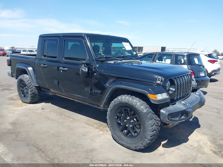 2022 Jeep Gladiator VIN 1C6HJTAG6NL160376 IAAI salvage auction — THEFT, Salvage (Arizona), sold $13,200 on 2026-07-28 (photo 1)