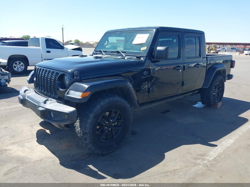 2022 Jeep Gladiator VIN 1C6HJTAG6NL160376 IAAI salvage auction — THEFT, Salvage (Arizona), sold $13,200 on 2026-07-28 (photo 2)