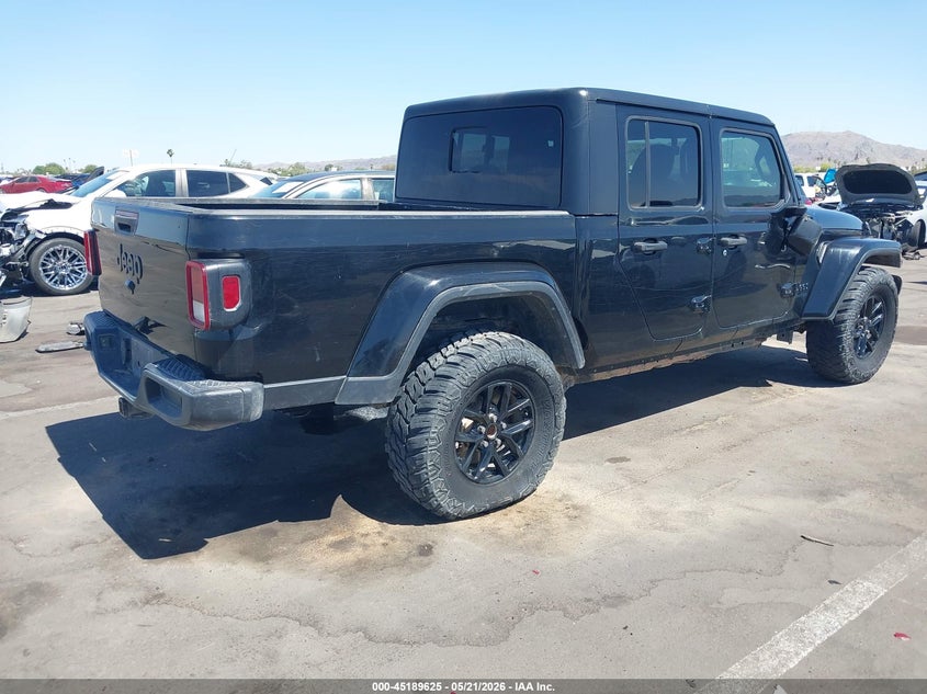 2022 Jeep Gladiator VIN 1C6HJTAG6NL160376 IAAI salvage auction — THEFT, Salvage (Arizona), sold $13,200 on 2026-07-28 (photo 4)