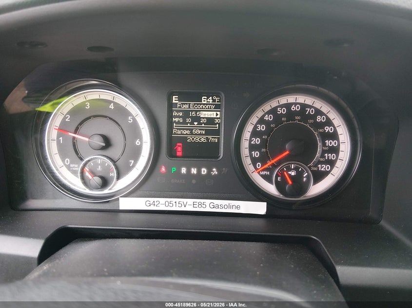2018 Ram 1500 VIN 1C6RR6KGXJS262972 IAAI salvage auction — NORMAL WEAR, SF97 (Oklahoma), sold $4,550 on 2026-07-09 (photo 7)