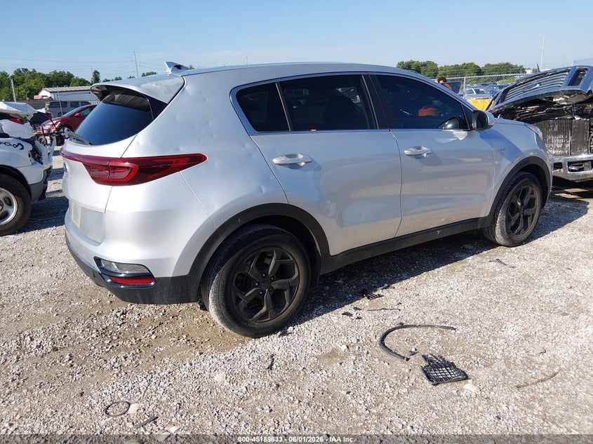 2022 Kia Sportage VIN KNDPMCAC5N7981616 IAAI salvage auction — HAIL, Salvage Title, sold $25 on 2026-07-27 (photo 4)