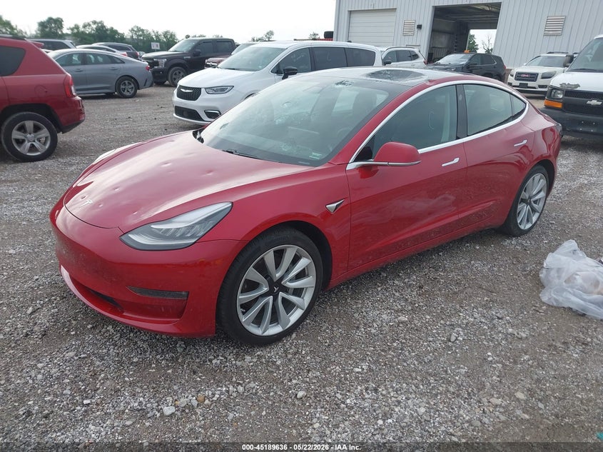 2020 Tesla Model 3 VIN 5YJ3E1EB6LF790974 IAAI salvage auction — HAIL, Clear (Missouri), sold $10,950 on 2026-07-30 (photo 2)