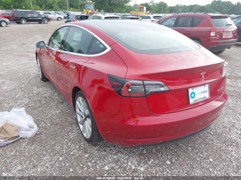 2020 Tesla Model 3 VIN 5YJ3E1EB6LF790974 IAAI salvage auction — HAIL, Clear (Missouri), sold $10,950 on 2026-07-30 (photo 3)