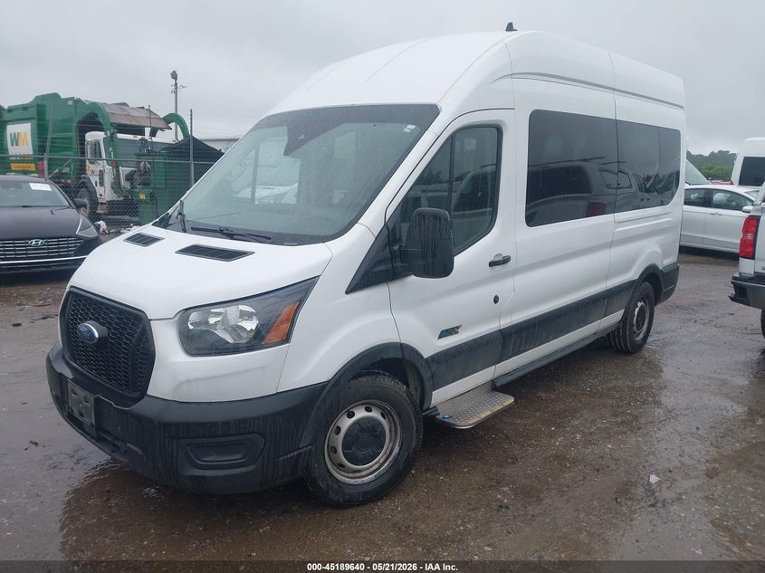 2021 Ford Transit VIN 1FBAX2X84MKB02620 IAAI salvage auction — NORMAL WEAR, Sf97 (Oklahoma), sold $14,500 on 2026-07-09 (photo 2)