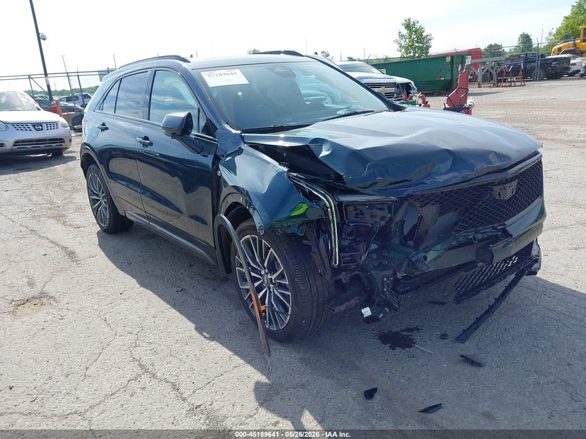 2024 Cadillac Xt4 VIN 1GYFZFR40RF214032 IAAI salvage auction — RIGHT FRONT, Scrap (Michigan), sold $7,950 on 2026-07-16 (photo 1)