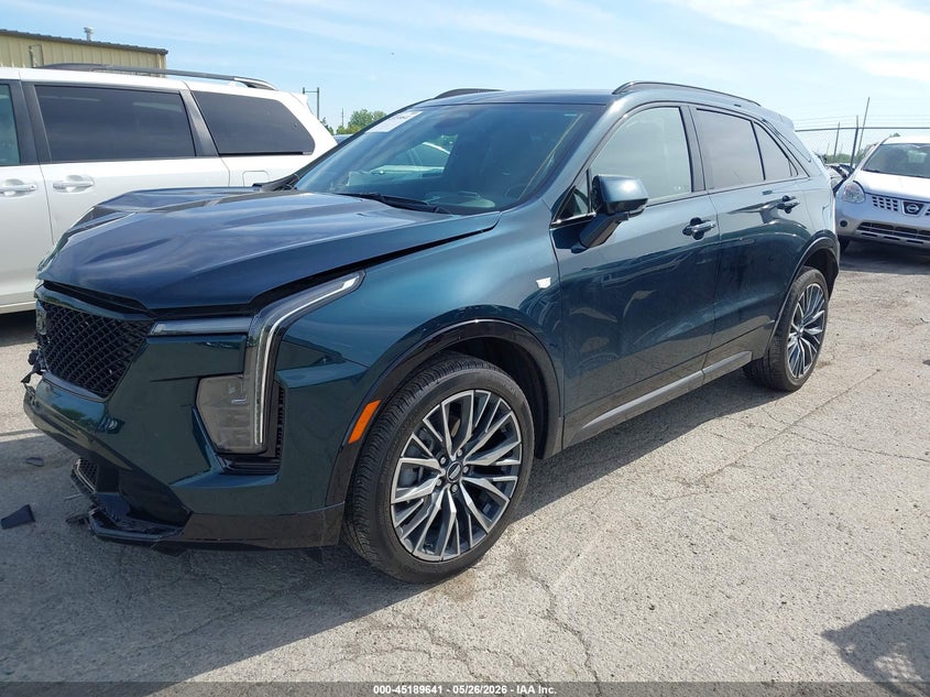 2024 Cadillac Xt4 VIN 1GYFZFR40RF214032 IAAI salvage auction — RIGHT FRONT, Scrap (Michigan), sold $7,950 on 2026-07-16 (photo 2)