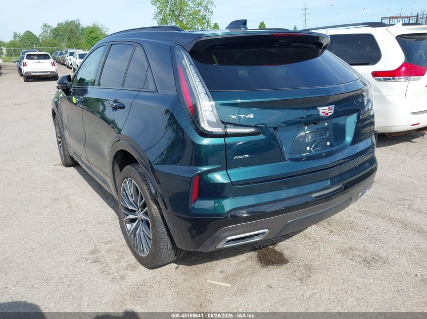 2024 Cadillac Xt4 VIN 1GYFZFR40RF214032 IAAI salvage auction — RIGHT FRONT, Scrap (Michigan), sold $7,950 on 2026-07-16 (photo 3)