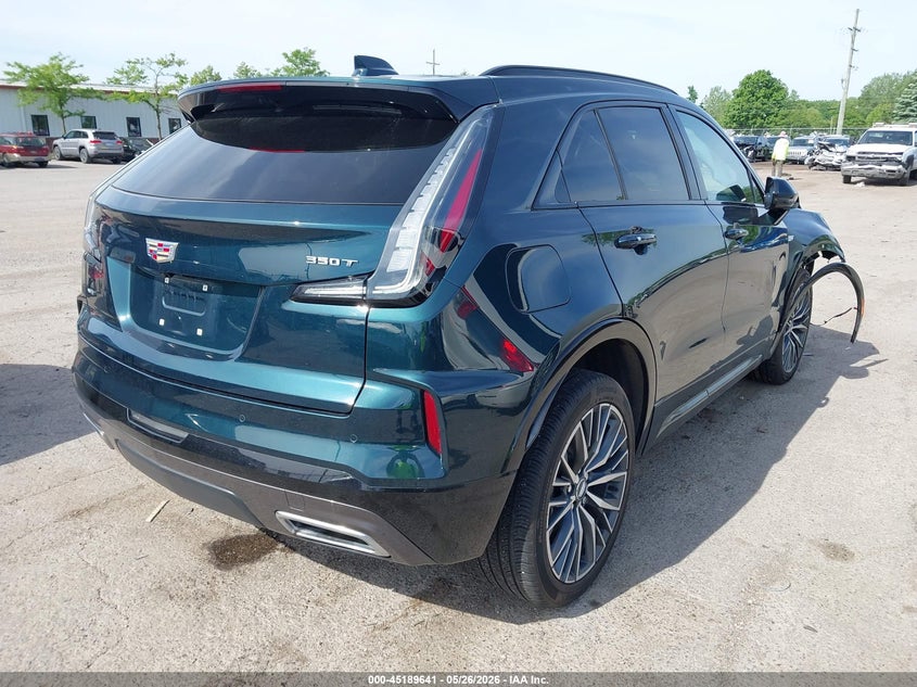 2024 Cadillac Xt4 VIN 1GYFZFR40RF214032 IAAI salvage auction — RIGHT FRONT, Scrap (Michigan), sold $7,950 on 2026-07-16 (photo 4)
