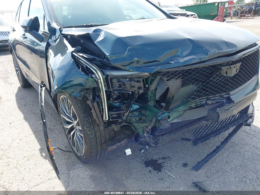 2024 Cadillac Xt4 VIN 1GYFZFR40RF214032 IAAI salvage auction — RIGHT FRONT, Scrap (Michigan), sold $7,950 on 2026-07-16 (photo 6)