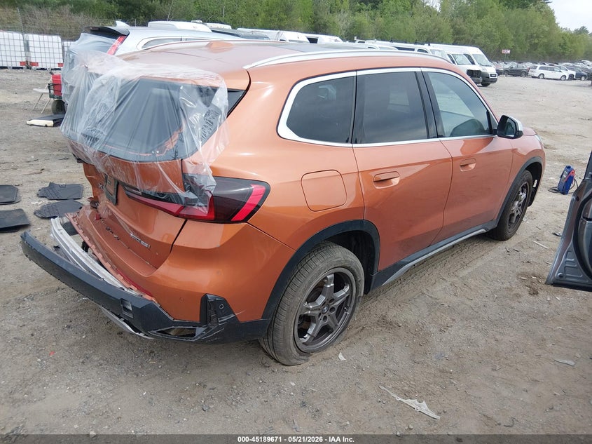 2023 BMW X1 VIN WBX73EF06P5X61478 IAAI salvage auction — LEFT REAR, Salvage (Massachusetts), sold $12,850 on 2026-07-17 (photo 4)