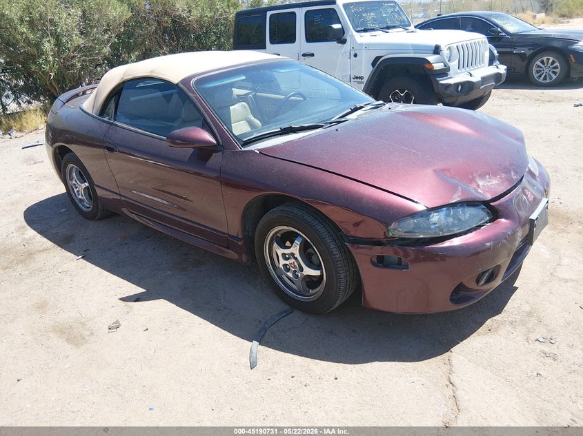 1997 Mitsubishi ECLIPSE VIN 4A3AX55F7VE166064 IAAI salvage auction — FRONT END, Salvage (Arizona), sold $1,150 on 2026-07-09 (photo 1)