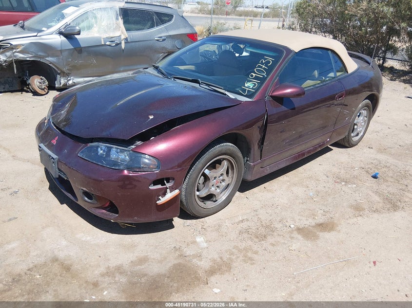 1997 Mitsubishi ECLIPSE VIN 4A3AX55F7VE166064 IAAI salvage auction — FRONT END, Salvage (Arizona), sold $1,150 on 2026-07-09 (photo 2)