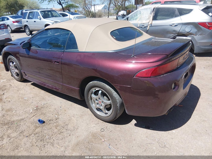 1997 Mitsubishi ECLIPSE VIN 4A3AX55F7VE166064 IAAI salvage auction — FRONT END, Salvage (Arizona), sold $1,150 on 2026-07-09 (photo 3)