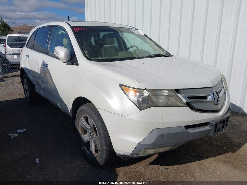 2009 Acura Mdx VIN 2HNYD288X9H525650 IAAI salvage auction — RIGHT SIDE, Salvage (California), sold $2,100 on 2026-07-09 (photo 1)